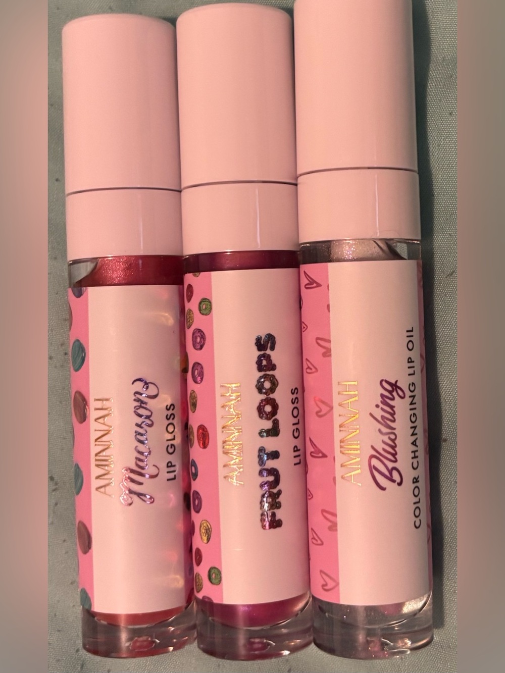 Aminah Lip Trio: Glossy & Color-Changing Lip Oils